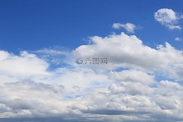 天空,云,藍色