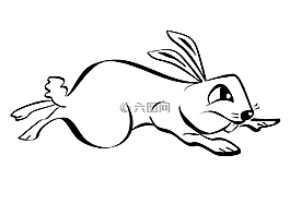 兔子,跳,png