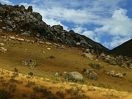 巖,新西蘭,山