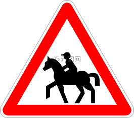騎手,交通標志,跡象