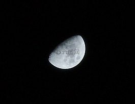 月球,夜間照片,夜