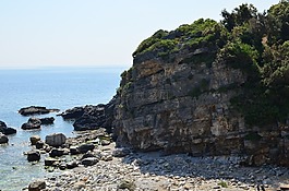 希臘,石,攀登