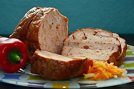 肉饼,肝奶酪,比萨奶酪肉