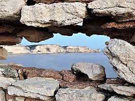 科西嘉島,bonifazio,石材墻