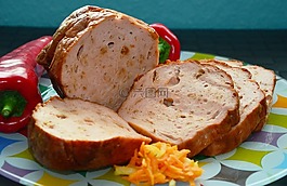 肉餅,肝奶酪,烤