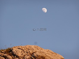 岩,luna,天空