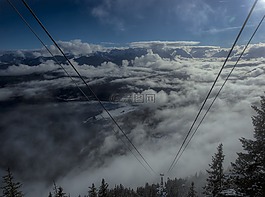 山,云,景觀