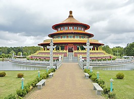 中文,寶塔,餐廳