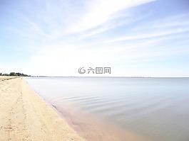 海灘,海,砂
