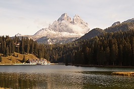 山,景觀,意大利