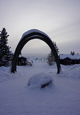 冰雪,瑞典,北