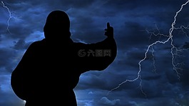 閃光,雕像,威脅