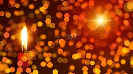 蠟燭,圣誕節,明星