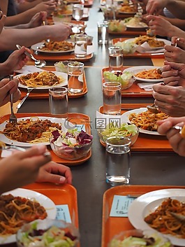吃,食堂,法院