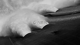 壩,水,噴霧