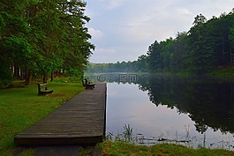 湖,塢站,木材
