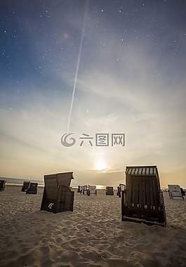 夜,月球,太陽