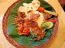 鼻翼巴東,食品,菜