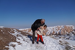 雪,冬天,在戶外