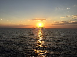 阿魯巴,日落,海灘