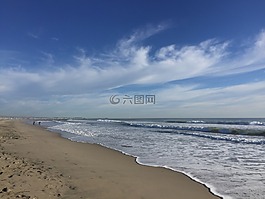 海滩,海岸,纽波特