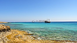 海,海岸,地平線