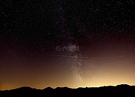 明星,銀河,夜