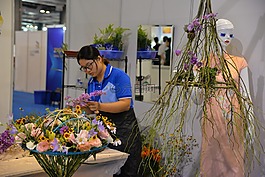技能大賽,展會,插花
