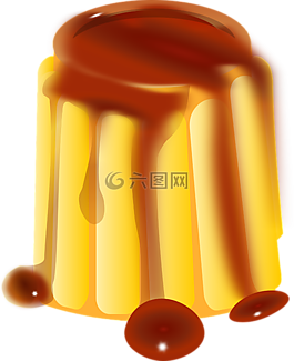 甜點(diǎn),布丁,甜
