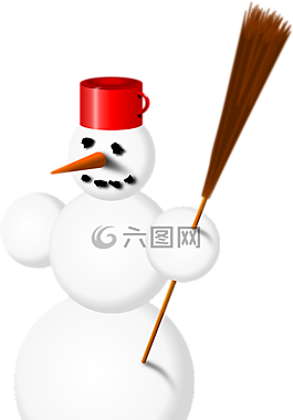 雪人,雪,冬天