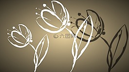 鮮花,郁金香,春天