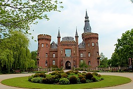 宫moyland,城堡,架构