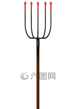 干草叉,邪惡,地獄
