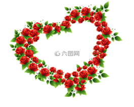 心,玫瑰,裝飾