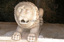 獅子,雕像,神話