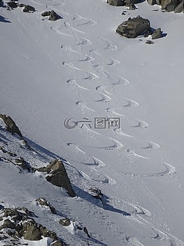 雪,冷,山