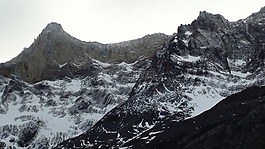 巴塔哥尼亞,山,雪