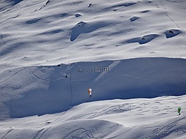 雪,滑雪,冬天