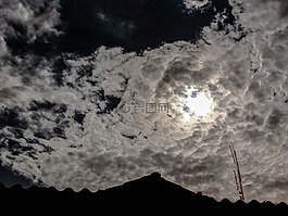 云,屋頂,雨