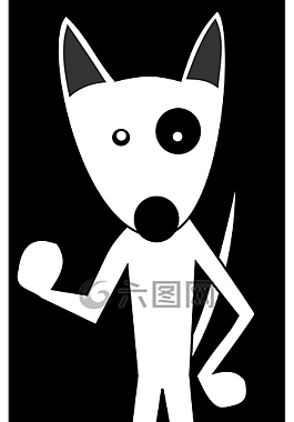 狗,搞笑,黑