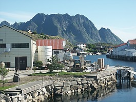 skrova村,挪威,島