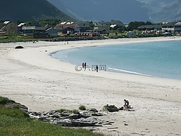 羅弗敦海,海灘,挪威