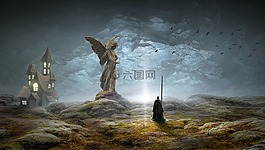 幻想,神秘,景觀
