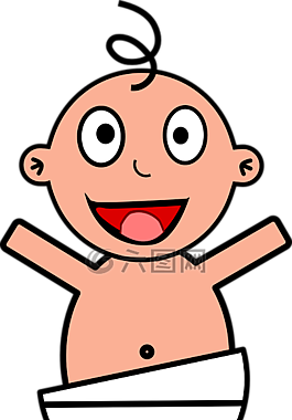 嬰兒,歡呼,開朗