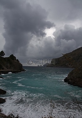 意大利,海,旅行