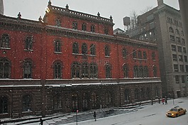 冬天,雪,公共劇場
