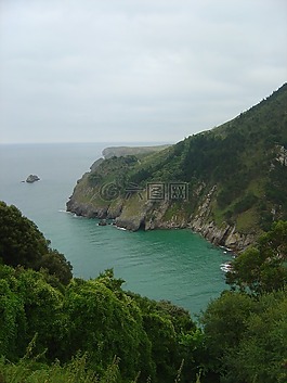 景觀,海,海灘