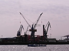 港口起重機,端口,漢堡