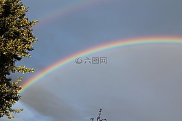 彩虹,雙,雙彩虹