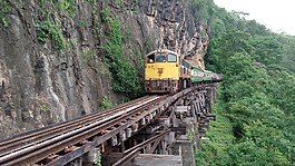 火車,泰國,北碧府